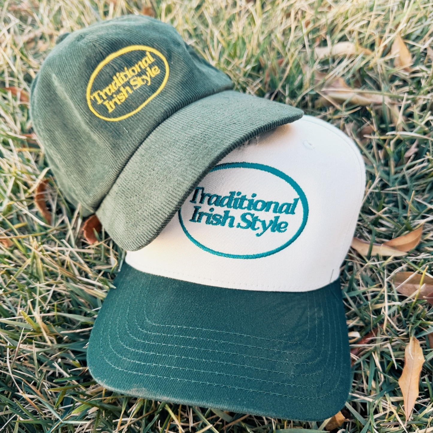 Irish style Corduroy dad hat