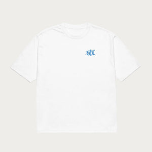 Embroidered Gothic oversized t-shirt
