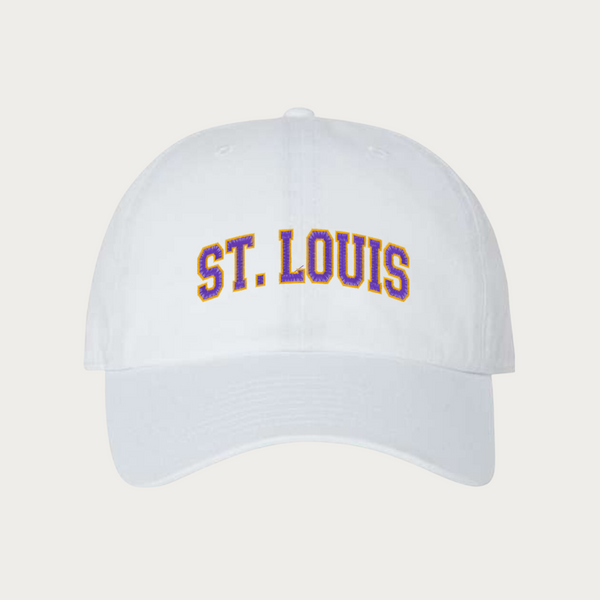 Mardi Gras Collegiate Dad Cap