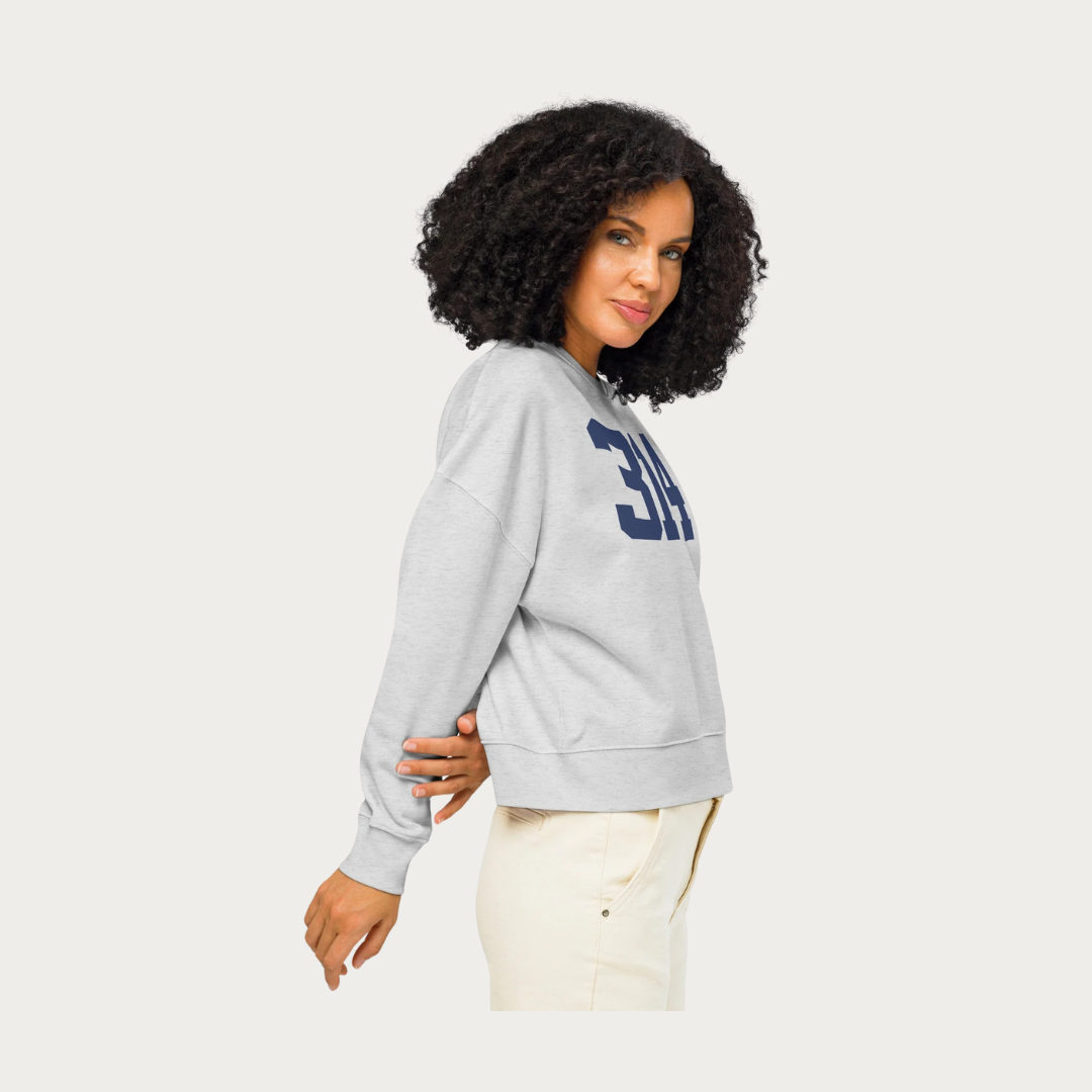 314 washed Women’s crewneck sweatshirt