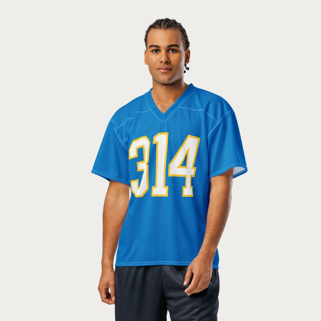 314 bluewave football jersey