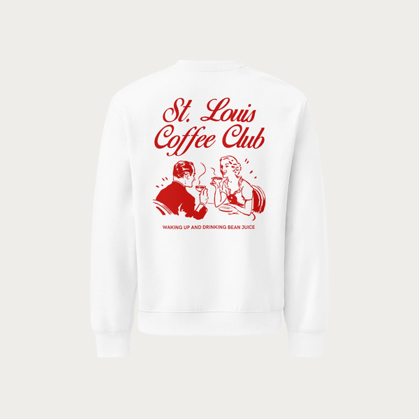 Coffee Club Oversized heavyweight sweatshirt