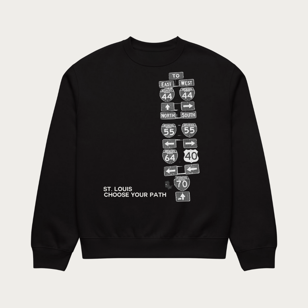 Choose your path Oversized heavyweight sweatshirt