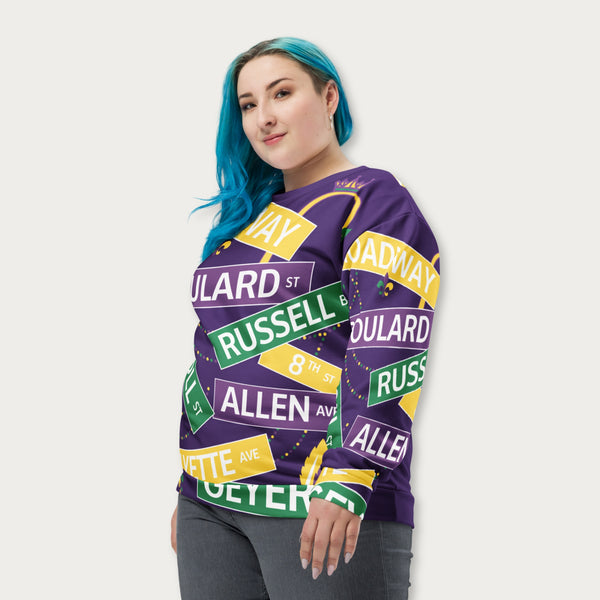 Soulard streets Unisex Sweatshirt - Purple