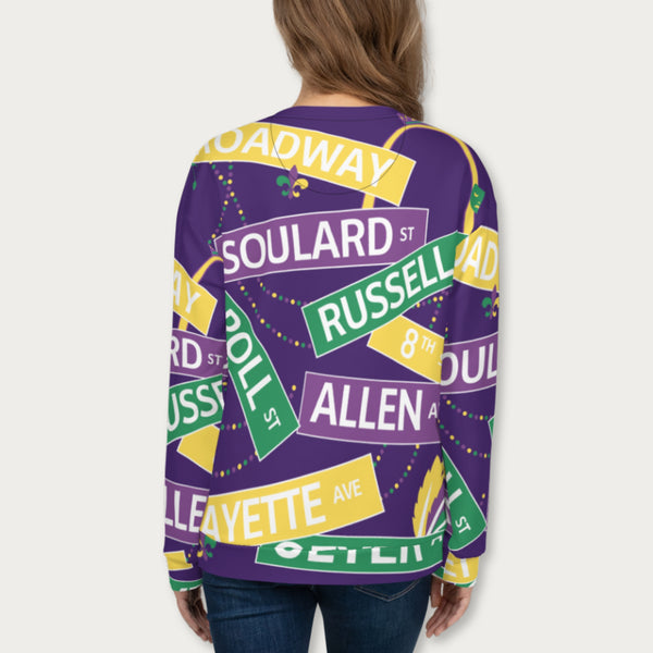 Soulard streets Unisex Sweatshirt - Purple