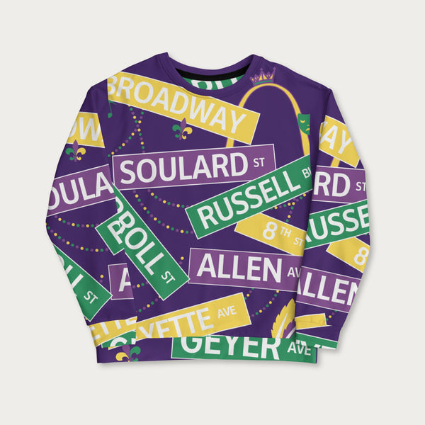 Soulard streets Unisex Sweatshirt - Purple