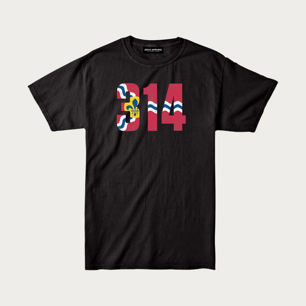 314 Flag Structured Tee