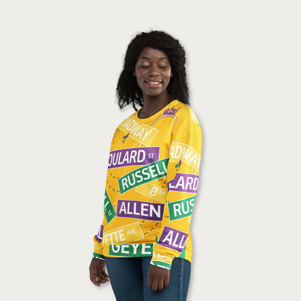 Soulard streets Unisex Sweatshirt - Yellow