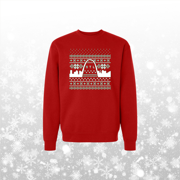 Holiday Skyline Youth Crewneck