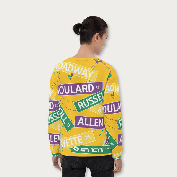 Soulard streets Unisex Sweatshirt - Yellow