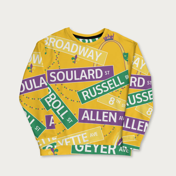 Soulard streets Unisex Sweatshirt - Yellow