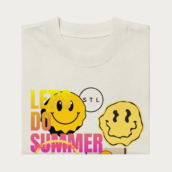 Summertime Oversized faded t-shirt
