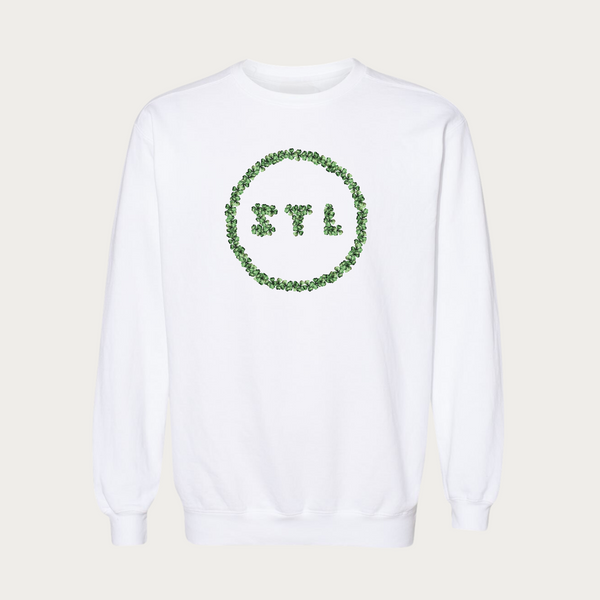 Clover City Circle Garment Dyed Crewneck