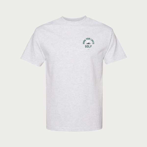 Know Your Limits Golf Heavyweight Tee