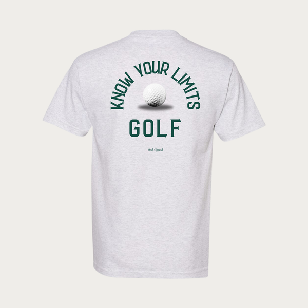 Know Your Limits Golf Heavyweight Tee