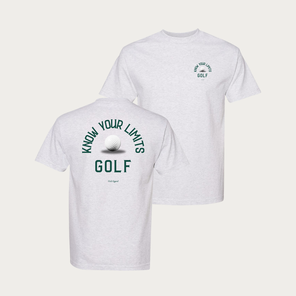 Know Your Limits Golf Heavyweight Tee