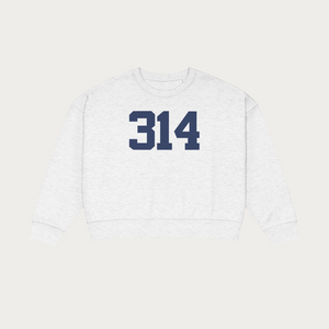 314 washed Women’s crewneck sweatshirt