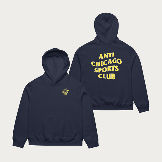 Anti Chicago Sports Oversized heavyweight hoodie