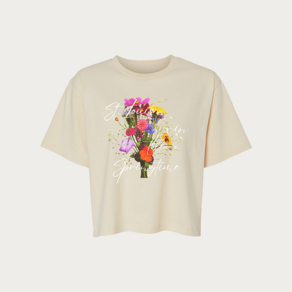 St. Louis in the Springtime Women's Boxy Crop Tee