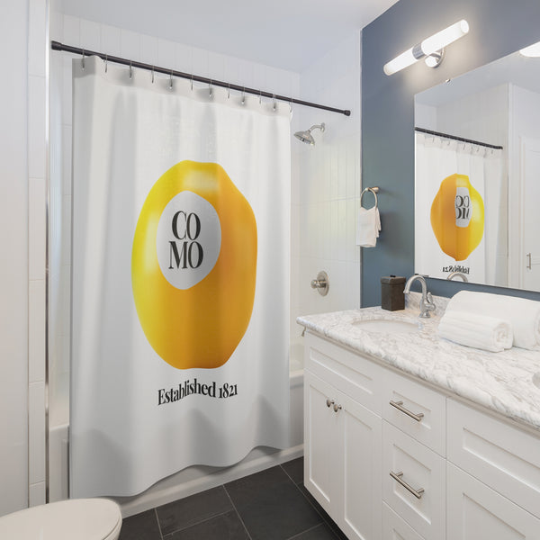 COMO Pool Ball Shower Curtain