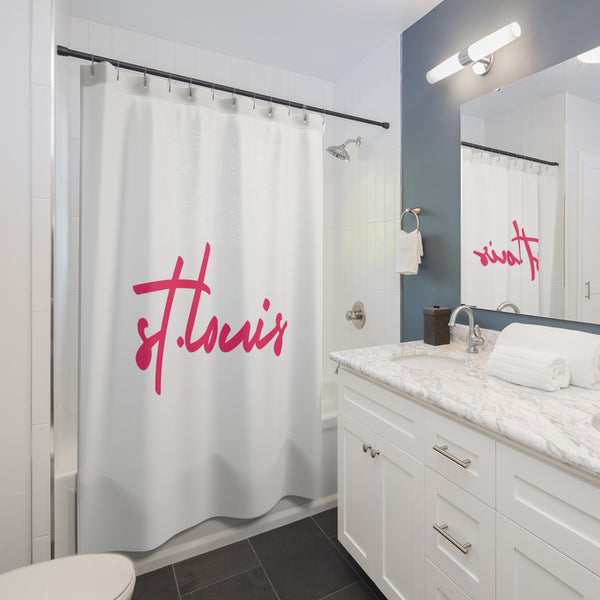 St. Louis Script Shower Curtain