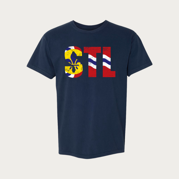 STL Flag Structured Tee