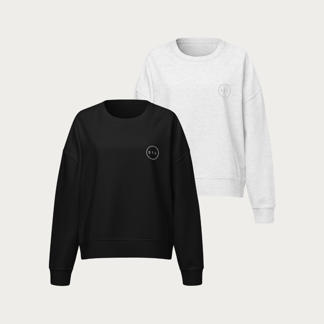 Women’s embroidered City Circle crewneck sweatshirt