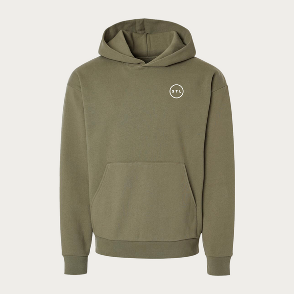 Heavyweight Embroidered City Circle Hoodie