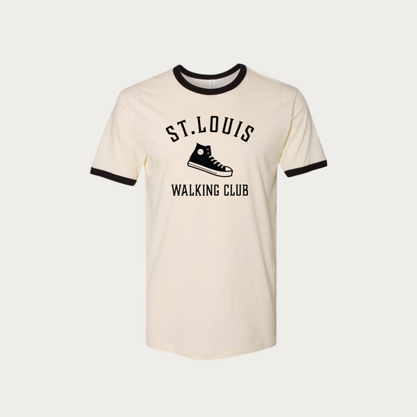 St. Louis Walking Club Ringer Tee