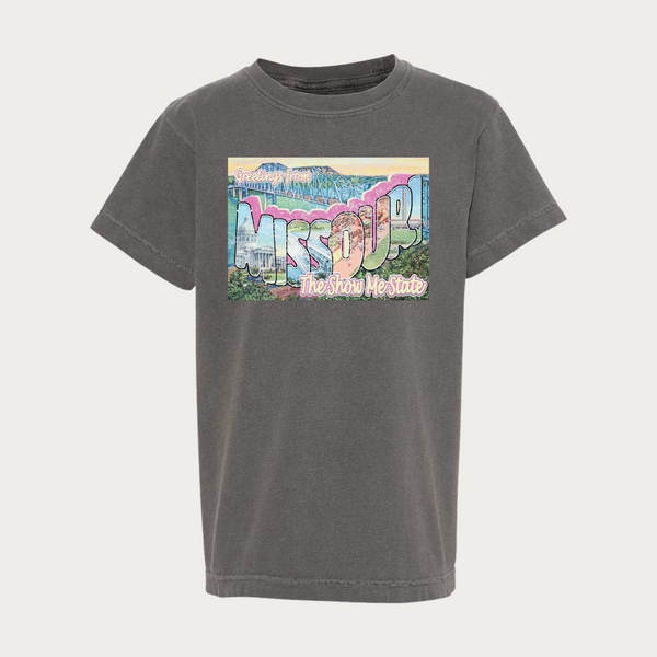 Show Me State Postcard Structured Tee