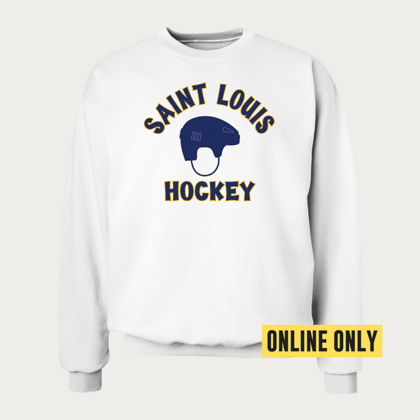 St. Louis Hockey Helmet Crewneck