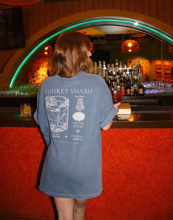 Whiskey Smash Garment-Dyed Heavyweight Tee