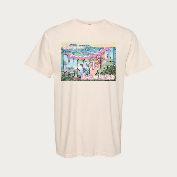 Show Me State Postcard Structured Tee