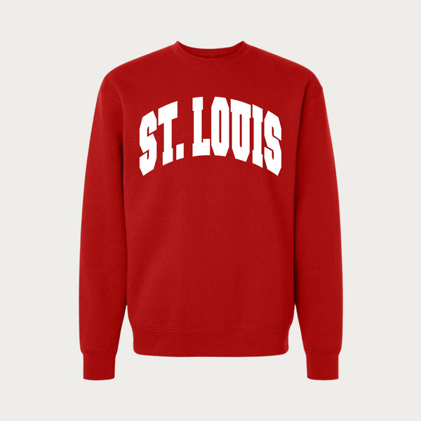 Collegiate Red Crewneck