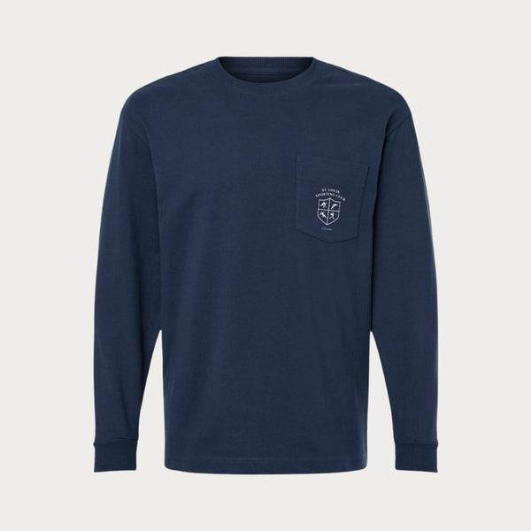 Sporting Club Super Heavyweight Long Sleeve Pocket Tee