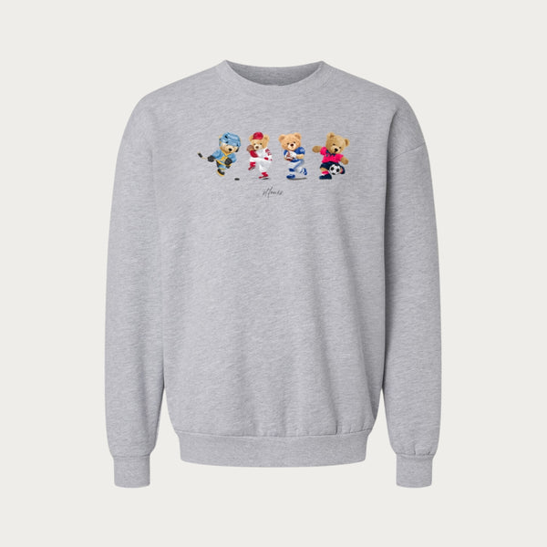 Sporty Bears Fleece Crewneck Sweatshirt