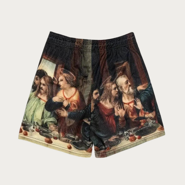 Last Supper Mesh Shorts