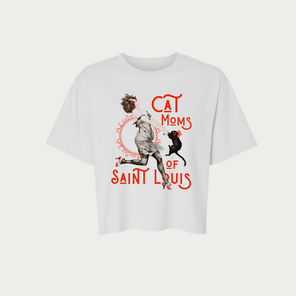 Cat Moms of Saint Louis Women's Jersey Boxy Tee