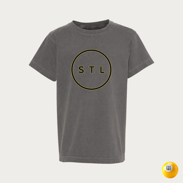 Black & Yellow City Circle Structured Tee