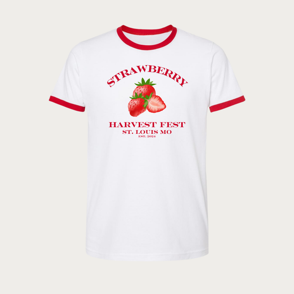 Strawberry Harvest Fest Ringer Tee