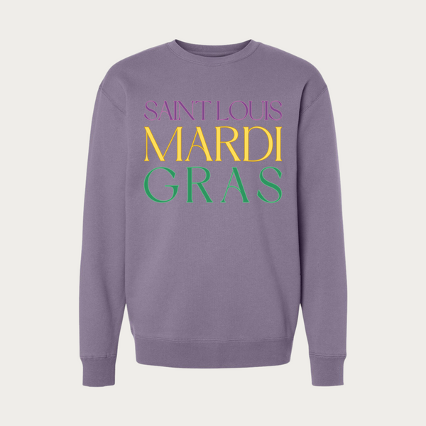 Saint Louis Mardi Gras Crewneck