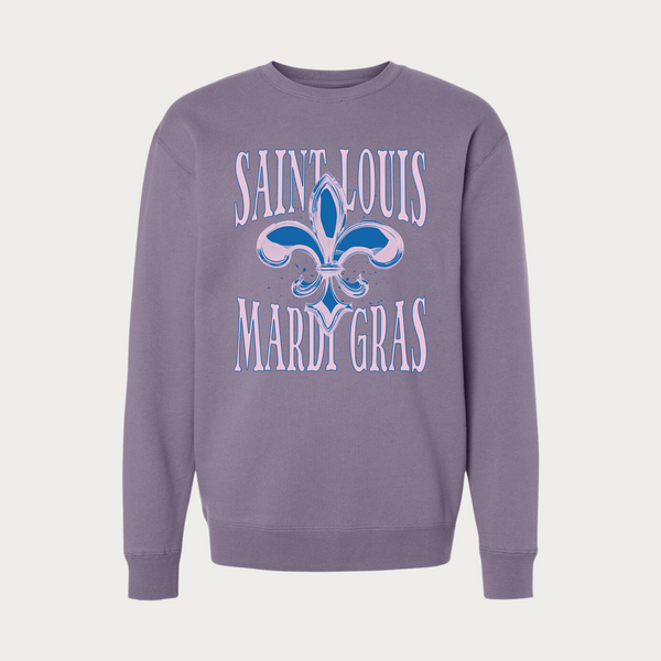 Fleur De Lis Heavyweight Crewneck Sweatshirt