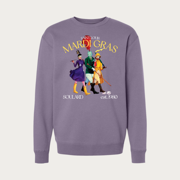 Saint Louis Mardi Gras Vintage Crewneck