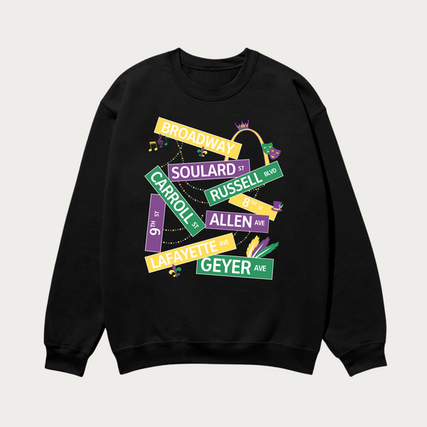 Soulard Streets Mardi Gras Crewneck