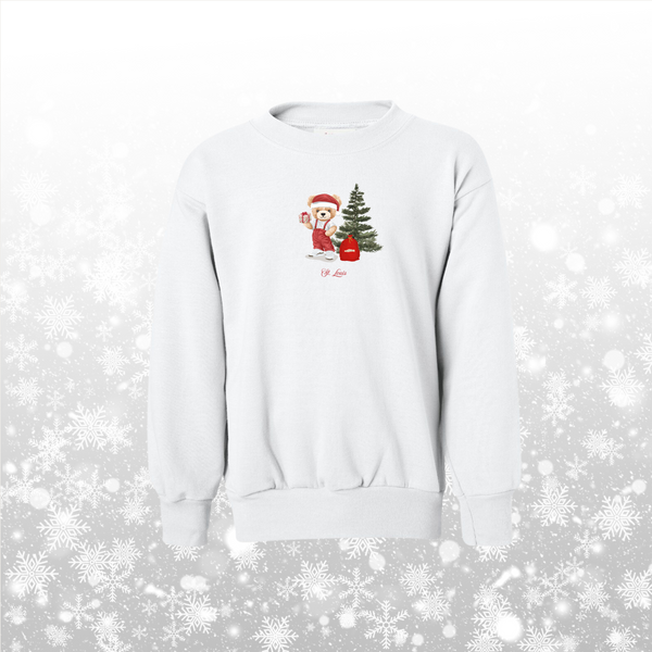 Holiday Bear Youth Crewneck