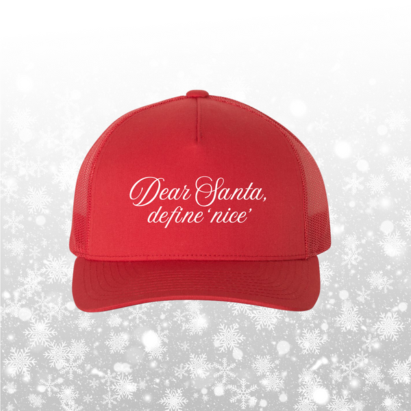 Dear Santa Curved Bill Trucker