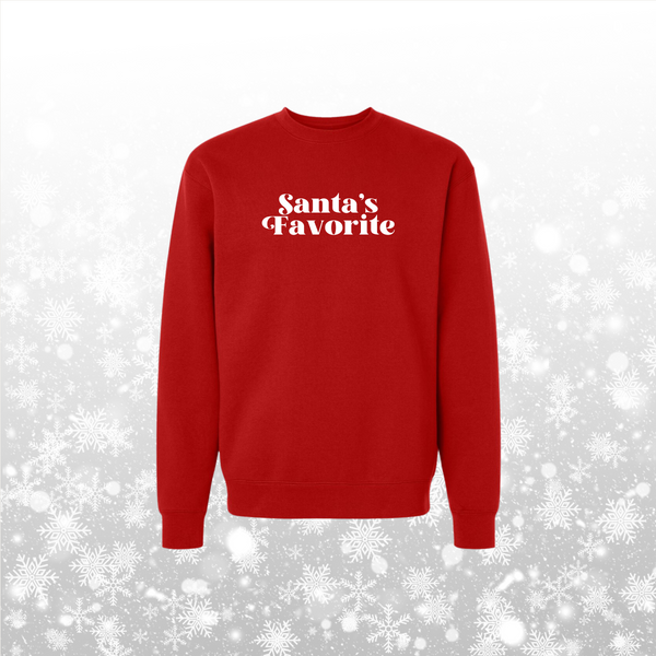 Santa's Favorite Youth Crewneck