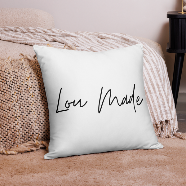 Lou Made Throw Pillow Case