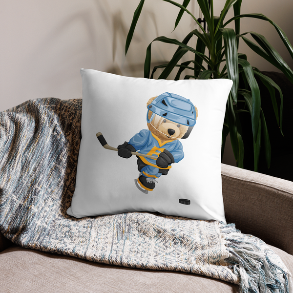 Blue Bear Throw Pillow Case