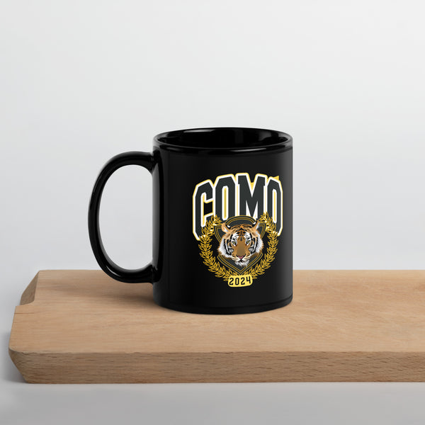 COMO Black Glossy Coffee Mug